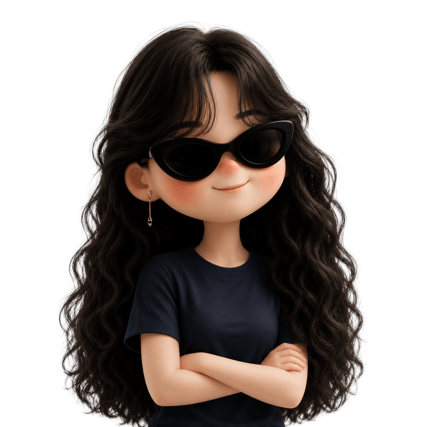 Illustrated portrait of Mahdieh Movahedi